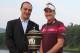 SHENZHEN, CHINA - NOVEMBER 04: Ian Poulter of England poses with the trophy beside Giles Morgan, HSBC's Global Head of Sponsorship and Events after winning the WGC HSBC Champions during the final round at the Mission Hills Resort on November 4, 2012 in Shenzhen, China. (Photo by Andrew Redington/Getty Images)