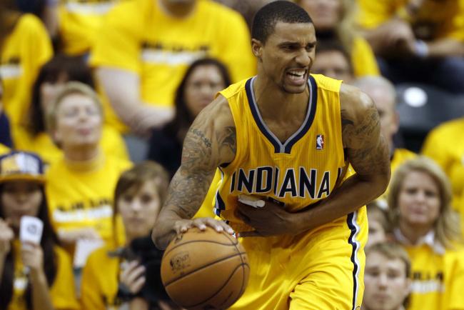 George Hill should not have eaten that burrito before the game.