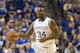 Nov 01, 2012; Lexington , KY, USA; Kentucky Wildcats guard Julius Mays (34) dribbles the ball against the Northwood Seahawks at Rupp Arena. Mandatory Credit: Mark Zerof-US PRESSWIRE