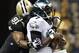 NEW ORLEANS, LA - NOVEMBER 5: Michael Vick #7 of the Philadelphia Eagles is sacked by Will Smith #91 of the New Orleans Saints at Mercedes-Benz Superdome on November 5, 2012 in New Orleans, Louisiana. The Saints defeated the Eagles 28-13. (Photo by Wesley Hitt/Getty Images)