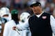 FOXBORO, MA - OCTOBER 21: Head coach Rex Ryan of the New York Jets talks with referees during the game against the New England Patriots on October 21, 2012 at Gillette Stadium in Foxboro, Massachusetts. (Photo by Jared Wickerham/Getty Images)