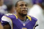Percy Harvin on Crutches After Bad Ankle Sprain