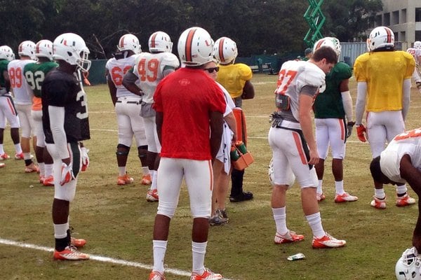 Updates on Bush, Perryman from UM Practice