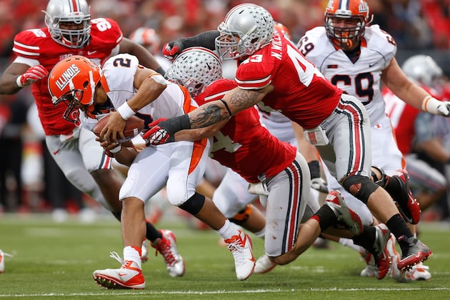 Illinois Gives Up Big Ten-Worst 32 Sacks, Has Seen O Dialed Back to Protect QB