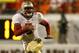 MIAMI GARDENS, FL - OCTOBER 20: EJ Manuel #3 of the Florida State Seminoles rushes during a game against the Miami Hurricanes at Sun Life Stadium on October 20, 2012 in Miami Gardens, Florida. (Photo by Mike Ehrmann/Getty Images)