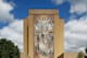 Notre Dame's Hesburgh Library actually gets used by football players