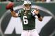 EAST RUTHERFORD, NJ - OCTOBER 28: Quarterback Mark Sanchez #6 of the New York Jets drops back to pass against the Miami Dolphins at MetLife Stadium on October 28, 2012 in East Rutherford, New Jersey. (Photo by Alex Trautwig/Getty Images)