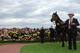 MELBOURNE, AUSTRALIA - NOVEMBER 06: Green Moon is presented after winning the Emirates Melbourne Cup during 2012 Melbourne Cup Day at Flemington Racecourse on November 6, 2012 in Melbourne, Australia. (Photo by Vince Caligiuri/Getty Images)