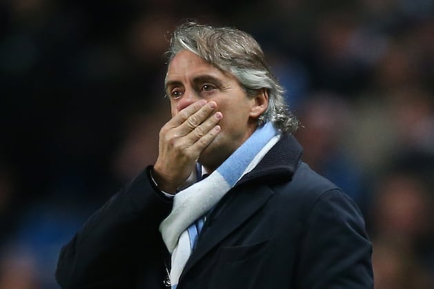 Frustrated Roberto Mancini Rages at Referee