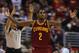 LOS ANGELES, CA - NOVEMBER 05: Kyrie Irving #2 of the Cleveland Cavaliers celebrates a three point shot in the closing seconds of the fourth quarter against the Los Angeles Clippers at Staples Center on November 5, 2012 in Los Angeles, California. NOTE TO USER: User expressly acknowledges and agrees that, by downloading and or using this photograph, User is consenting to the terms and conditions of the Getty Images License Agreement. The Cavaliers defeated the Clippers 108-101. (Photo by Jeff Gross/Getty Images)
