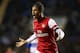 READING, ENGLAND - OCTOBER 30: Marouane Chamakh of Arsenal during the Capital One Cup Fourth Round match between Reading and Arsenal at Madejski Stadium on October 30, 2012 in Reading, England. (Photo by Scott Heavey/Getty Images)