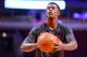 Nov 06, 2012; Chicago, IL, USA; Chicago Bulls small forward Jimmy Butler (21) during pre game warm ups against the Orlando Magic at the United Center. Mandatory Credit: Mike DiNovo-US PRESSWIRE