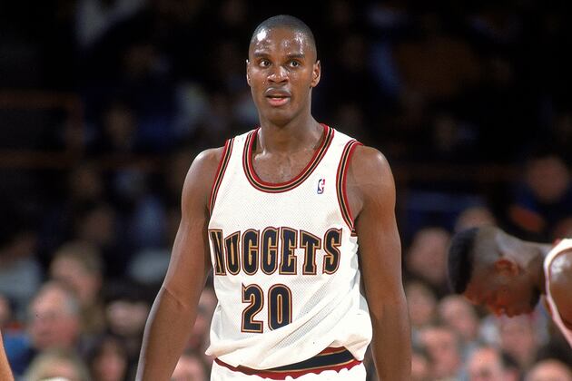 LaPhonso Ellis Returns to Deliver Game Ball at Nuggets' Home Opener