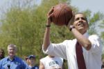 Obama Spends Election Day Hooping with Pippen