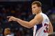 LOS ANGELES, CA - OCTOBER 24: Blake Griffin #32 of the Los Angeles Clippers reacts during play against the Los Angeles Lakers at Staples Center on October 24, 2012 in Los Angeles, California. NOTE TO USER: User expressly acknowledges and agrees that, by downloading and or using this photograph, User is consenting to the terms and conditions of the Getty Images License Agreement. (Photo by Harry How/Getty Images)