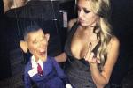 Paulina Gretzky Gives Middle Finger to Obama Doll
