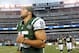 Oct 28, 2012; East Rutherford, NJ, USA; New York Jets quarterback Tim Tebow (15) walks off the field after the game against the Miami Dolphins at MetLife Stadium. Dolphins won 30-9. Mandatory Credit: Debby Wong-US PRESSWIRE