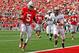 COLUMBUS, OH - OCTOBER 20: Braxton Miller #5 of the Ohio State Buckeyes runs past Landon Feichter #44 of the Purdue Boilermakers during the first quarter on October 20, 2012 at Ohio Stadium in Columbus, Ohio. (Photo by Kirk Irwin/Getty Images)