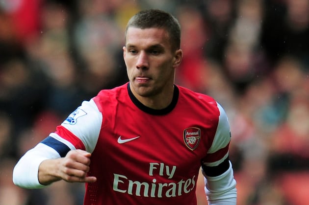 I Want to Play as a Central Striker for Arsenal, Says Podolski