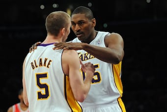 Steve Blake is really brave.