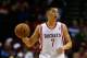HOUSTON, TX - OCTOBER 12: Jeremy Lin #7 of the Houston Rockets take the ball downcourt during the game against the New Orleans Hornets at the Toyota Center on October 12, 2012 in Houston, Texas. NOTE TO USER: User expressly acknowledges and agrees that, by downloading and or using this photograph, User is consenting to the terms and conditions of the Getty Images License Agreement. (Photo by Scott Halleran/Getty Images)