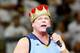 MEMPHIS, TN - MAY 13: Professional wrestler Jerry 'The King' Lawler address the fans prior to to Game Seven of the Western Conference Quarterfinals in the 2012 NBA Playoffs between the Memphis Grizzlies and the Los Angeles Clippers at FedExForum on May 13, 2012 in Memphis, Tennessee. NOTE TO USER: User expressly acknowledges and agrees that, by downloading and or using this photograph, User is consenting to the terms and conditions of the Getty Images License Agreement (Photo by Kevin C. Cox/Getty Images)