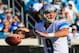 JACKSONVILLE, FL - NOVEMBER 04: Matthew Stafford #9 of the Detroit Lions attempts a pass during the game against the Jacksonville Jaguars at EverBank Field on November 4, 2012 in Jacksonville, Florida. (Photo by Sam Greenwood/Getty Images)