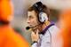 ATLANTA, GA - OCTOBER 29: Head coach Dabo Swinney of the Clemson Tigers looks on from the sidelines in the final minutes against the Georgia Tech Yellow Jackets at Bobby Dodd Stadium on October 29, 2011 in Atlanta, Georgia. (Photo by Kevin C. Cox/Getty Images)