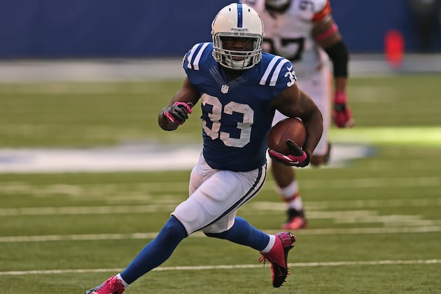 Colts vs. Jaguars: Indianapolis Running Game Will Be Difference-Maker