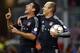 Claudio Pizarro and Arjen Robben