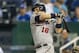 KANSAS CITY, MO - SEPTEMBER 01: Left fielder Josh Willingham #16 of the Minnesota Twins bats in the second game of a doubleheader against the Kansas City Royals at Kauffman Stadium on September 1, 2012 in Kansas City, Missouri. The Twins defeated the Royals 8-7. (Photo by Tim Umphrey/Getty Images)