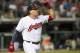 CLEVELAND, OH - OCTOBER 1: Asdrubal Cabrera #13 of the Cleveland Indians reacts after being hit in the hand by a pitch during the fourth inning against the Chicago White Sox at Progressive Field on October 1, 2012 in Cleveland, Ohio. (Photo by Jason Miller/Getty Images)