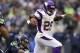 SEATTLE, WA - NOVEMBER 04: Adrian Peterson #28 of the Minnesota Vikings runs through the tackle of Earl Thomas #29 of the Seattle Seahawks during a game at CenturyLink Field on November 4, 2012 in Seattle, Washington. The Seahawks 30-20. (Photo by Stephen Brashear/Getty Images)