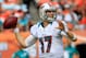 MIAMI GARDENS, FL - OCTOBER 14: Ryan Tannehill #17 of the Miami Dolphins throws the ball against the St. Louis Rams at Sun Life Stadium on October 14, 2012 in Miami Gardens, Florida. (Photo by Chris Trotman/Getty Images)