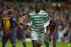 GLASGOW, SCOTLAND - NOVEMBER 07: Victor Wanyama of Celtic celebrates after scoring during the UEFA Champions League Group G match between Celtic and Barcelona at Celtic Park on November 7, 2012 in Glasgow, Scotland. (Photo by Jeff J Mitchell/Getty Images)