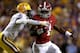 BATON ROUGE, LA - NOVEMBER 03: T.J. Yeldon #4 of Alabama carries the ball against Craig Loston #6 of LSU at Tiger Stadium on November 3, 2012 in Baton Rouge, Louisiana. (Photo by Matthew Stockman/Getty Images)