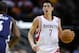 Oct 17, 2012; Houston, TX, USA; Houston Rockets guard Jeremy Lin (7) dribbles up court against the Memphis Grizzlies during the third quarter at the Toyota Center. Mandatory Credit: Thomas Campbell-US PRESSWIRE