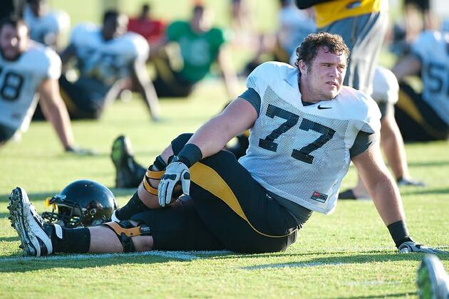 Boehm Is a Quick Study on Missouri's Offensive Line