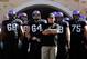 FORT WORTH, TX - OCTOBER 20: Head coach Gary Patterson of the TCU Horned Frogs prepares to take the field with hois team to take on the Texas Tech Red Raiders at Amon G. Carter Stadium on October 20, 2012 in Fort Worth, Texas. The Texas Tech Red Raiders beat the TCU Horned Frogs 56-53 in triple overtime. (Photo by Tom Pennington/Getty Images)