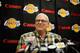 EL SEGUNDO, CA - MAY 11: Former coach of the Los Angeles Lakers Phil Jackson during a news conference at the Lakers training facility on May 11, 2011 in El Segundo, California. The Lakers were swept out of their best of seven series with the Dallas Mavericks four games to none. NOTE TO USER: User expressly acknowledges and agrees that, by downloading and or using this photograph, User is consenting to the terms and conditions of the Getty Images License Agreement. (Photo by Kevork Djansezian/Getty Images)