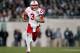 EAST LANSING, MI - NOVEMBER 03: Taylor Martinez #3 of the Nebraska Cornhuskers runs for a fourth quarter 35 yard touchdown while playing the Michigan State Spartans at Spartan Stadium Stadium on November 3, 2012 in East Lansing, Michigan. Nebraska won the game 28-24. (Photo by Gregory Shamus/Getty Images)
