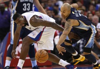 Jerryd Bayless and the Grizzlies bench are easily winning the effort category tonight