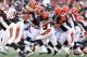 BenJarvus Green-Ellis with one of his 17 carries against the Denver Broncos last week.