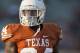 AUSTIN, TX - OCTOBER 20: Joe Bergeron #24 of the Texas Longhorns warms up before the Big 12 Conference game against the Baylor University Bears on October 20, 2012 at Darrell K Royal-Texas Memorial Stadium in Austin, Texas. (Photo by Cooper Neill/Getty Images)