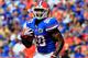 GAINESVILLE, FL - NOVEMBER 03: Omarius Hines #20 of the Florida Gators runs for yardage during the game against the Missouri Tigers at Ben Hill Griffin Stadium on November 3, 2012 in Gainesville, Florida. (Photo by Sam Greenwood/Getty Images)