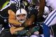 JACKSONVILLE, FL - NOVEMBER 08: Andrew Luck #12 of the Indianapolis Colts rushes for a touchdown during a game against the Jacksonville Jaguars at EverBank Field on November 8, 2012 in Jacksonville, Florida. (Photo by Mike Ehrmann/Getty Images)
