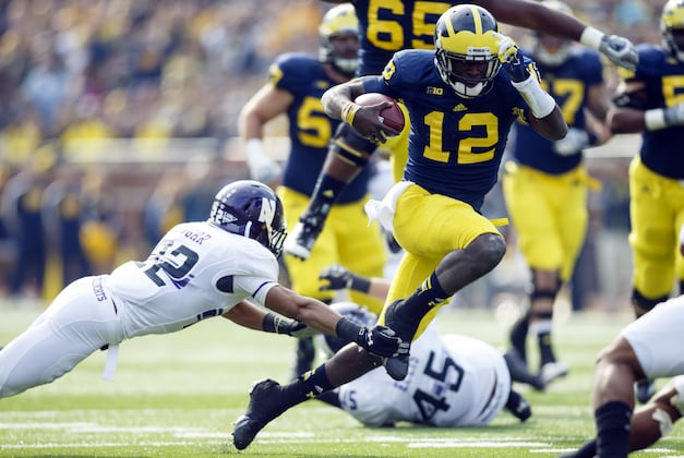 Northwestern vs. Michigan: What Devin Gardner Almost Giveth Away, He Taketh Back