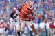 November 10, 2012; Gainesville FL, USA; Florida Gators tight end Jordan Reed (11) runs with the ball during the second half against the Louisiana-Lafayette Ragin Cajuns at Ben Hill Griffin Stadium. Florida won 27-20. Mandatory Credit: Kim Klement-US PRESSWIRE