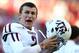TUSCALOOSA, AL - NOVEMBER 10: Quarterback Johnny Manziel #2 of the Texas A&M Aggies celebrates after a touchdown during the game against the Alabama Crimson Tide at Bryant-Denny Stadium on November 10, 2012 in Tuscaloosa, Alabama. (Photo by Mike Zarrilli/Getty Images)