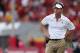 LOS ANGELES, CA - OCTOBER 20: USC Trojans head coach Lane Kiffin looks on against the Colorado Buffaloes at Los Angeles Memorial Coliseum on October 20, 2012 in Los Angeles, California. (Photo by Jeff Gross/Getty Images)
